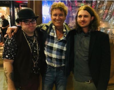 Christiana Boney's ex-husband Steven Bauer with his sons Alexander Griffith Bauer and Dylan Bauer
